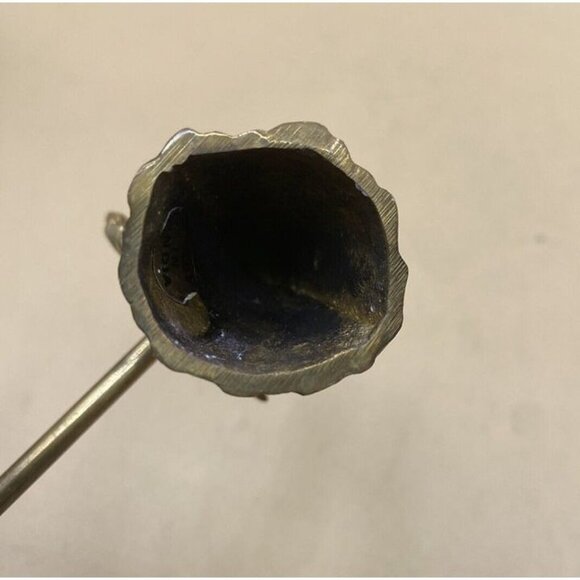 Brass Angel Candle Snuffer Flame Extinguisher Long Handled Wings 10" - Picture 4 of 12